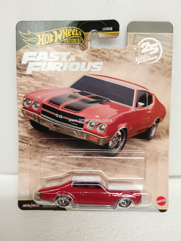 Hot Wheels Premium Fast and Furious 1970 Chev Chevelle SS