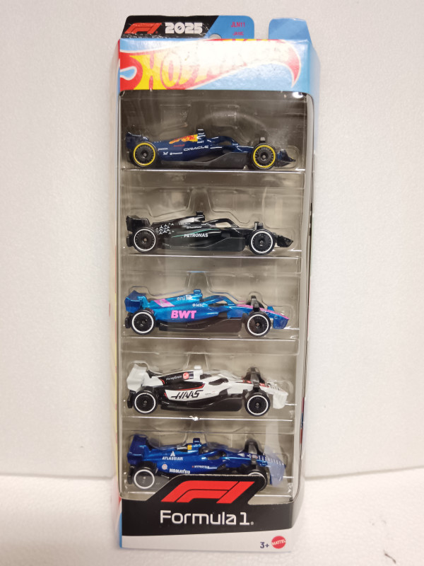 Hot Wheels F1 5 pack