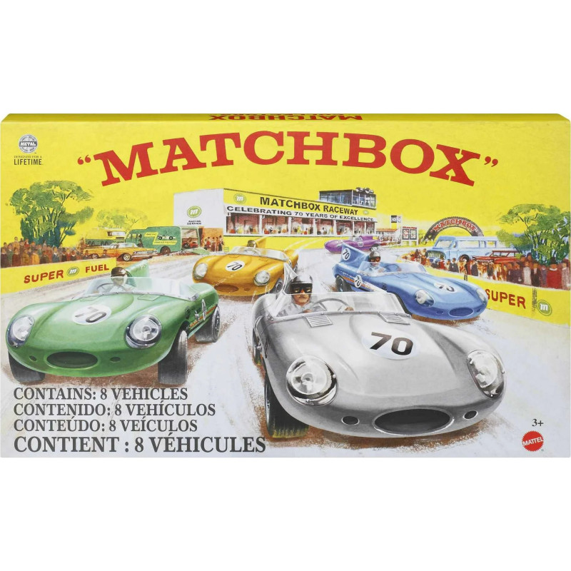Matchbox 70th Anniversary 8 car gift set